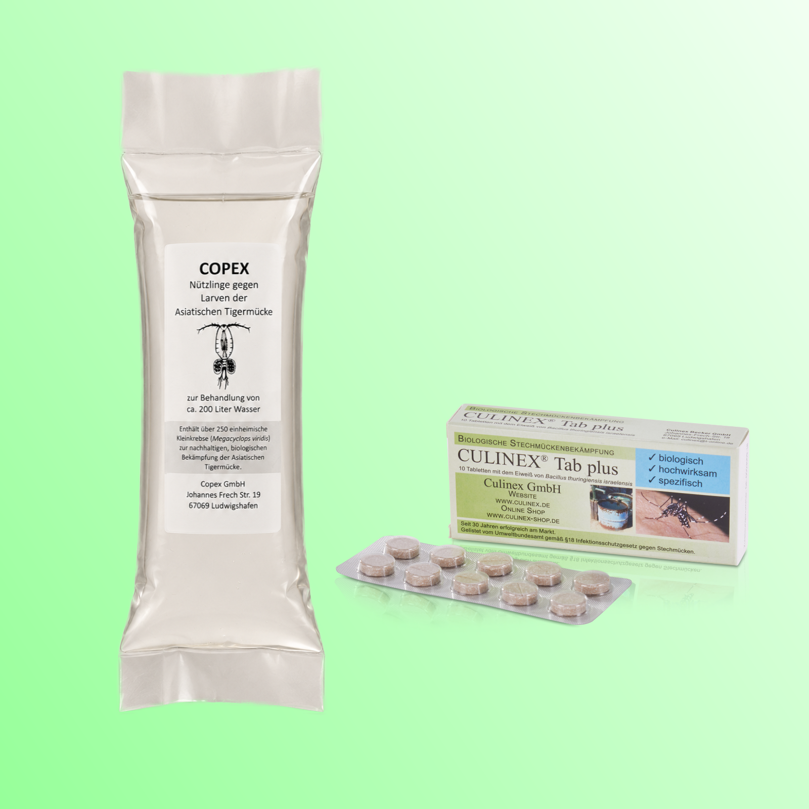 Hüpferlinge/Copepoden und Culinex Tabs